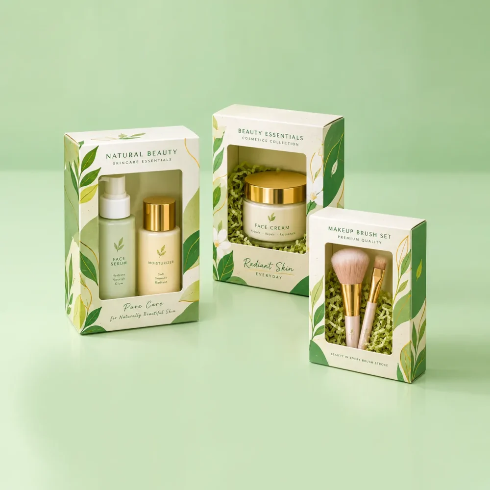 Cosmetics Boxes with Window