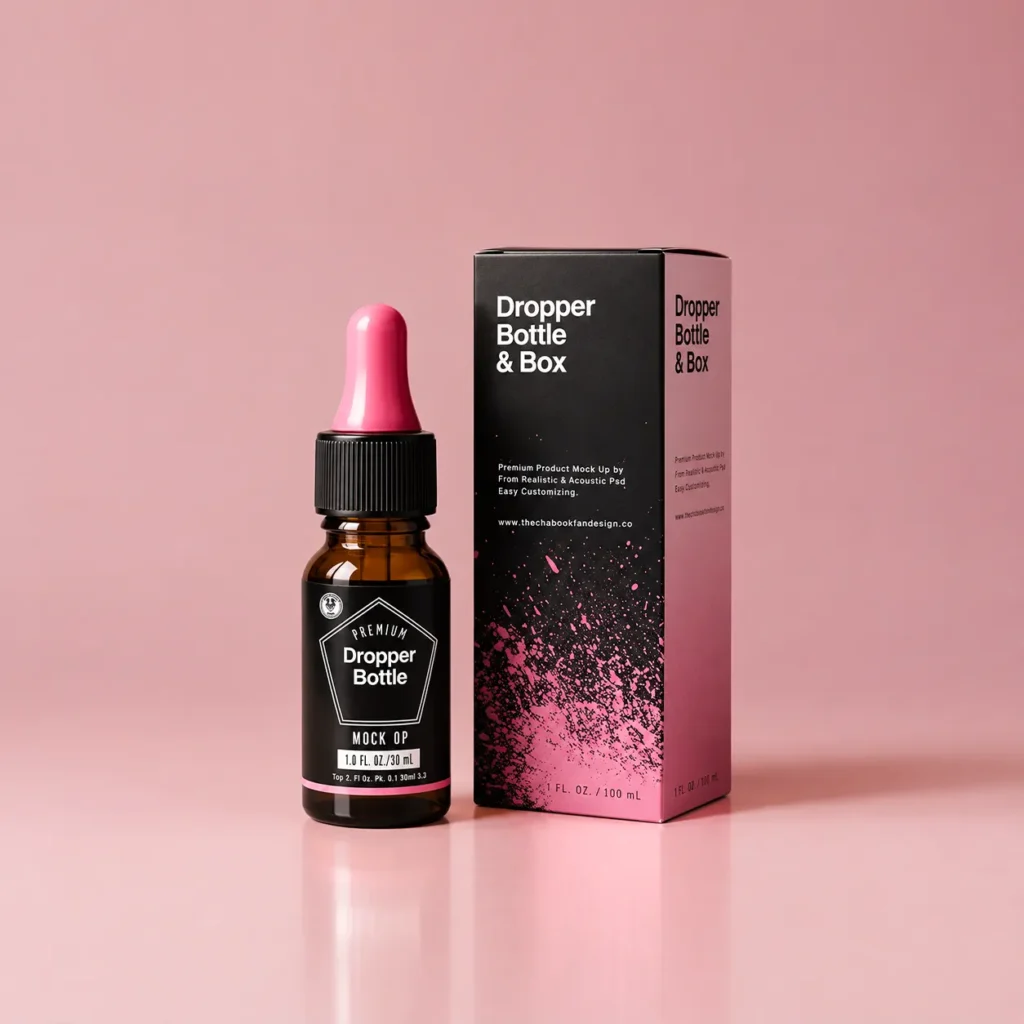 Custom 100ml Bottle Boxes