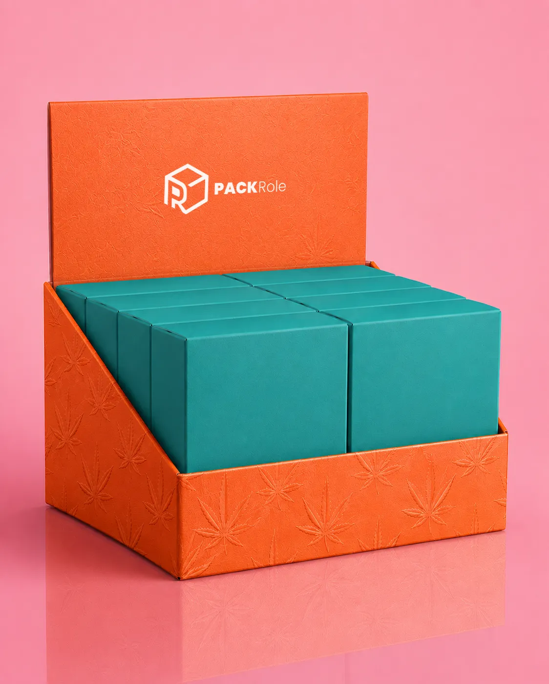Branded custom display boxes with logo