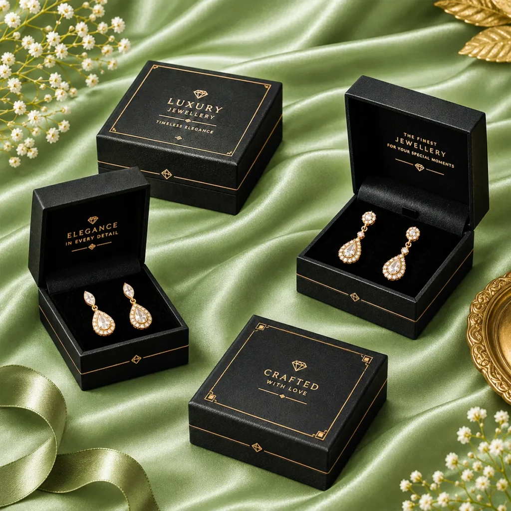 Custom Earring Boxes with full color printing