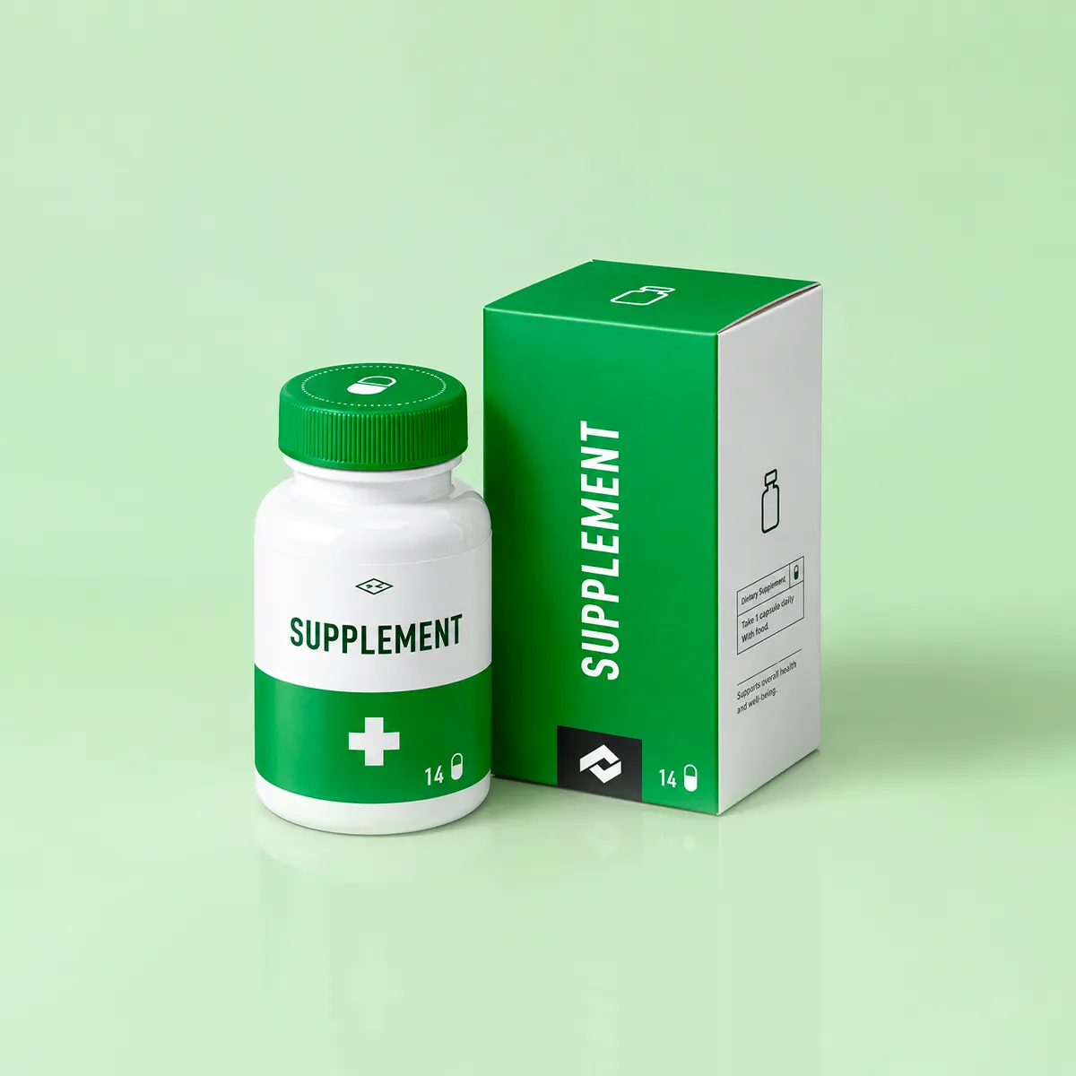 Custom Food Supplement Boxes