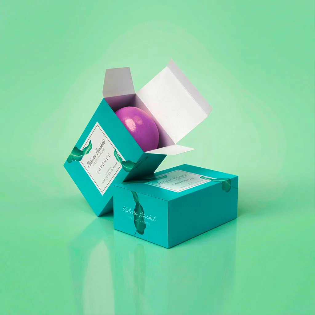 Custom Handmade Soap Boxes with logo