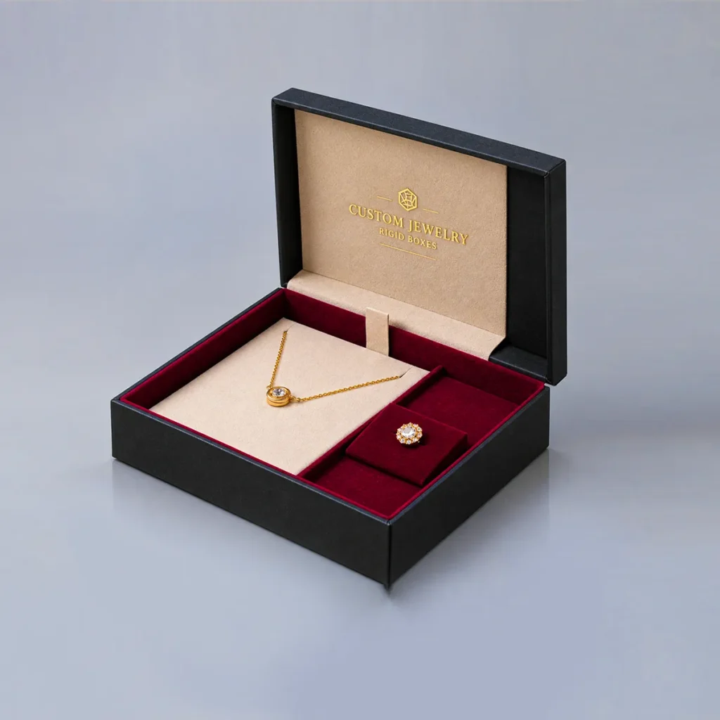 Custom Jewelry Rigid Boxes