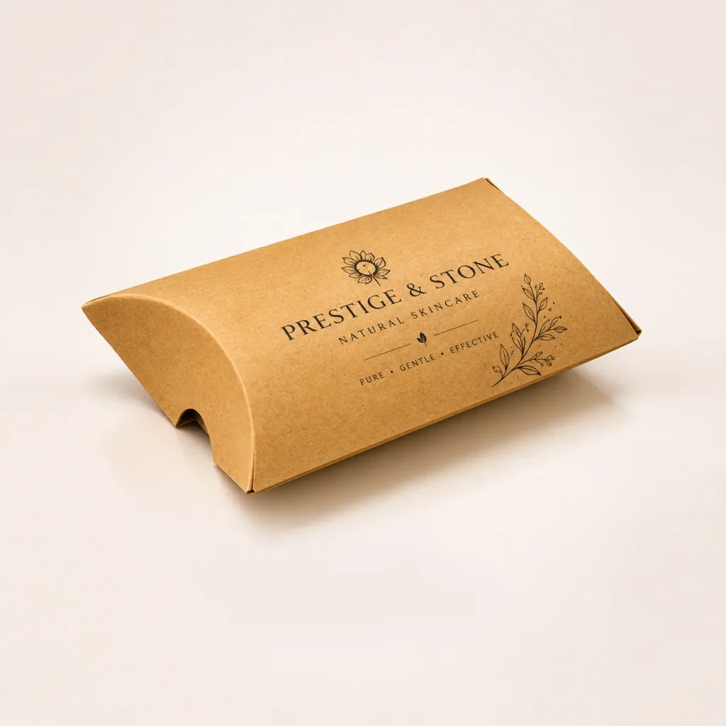 Custom Kraft Pillow Boxes