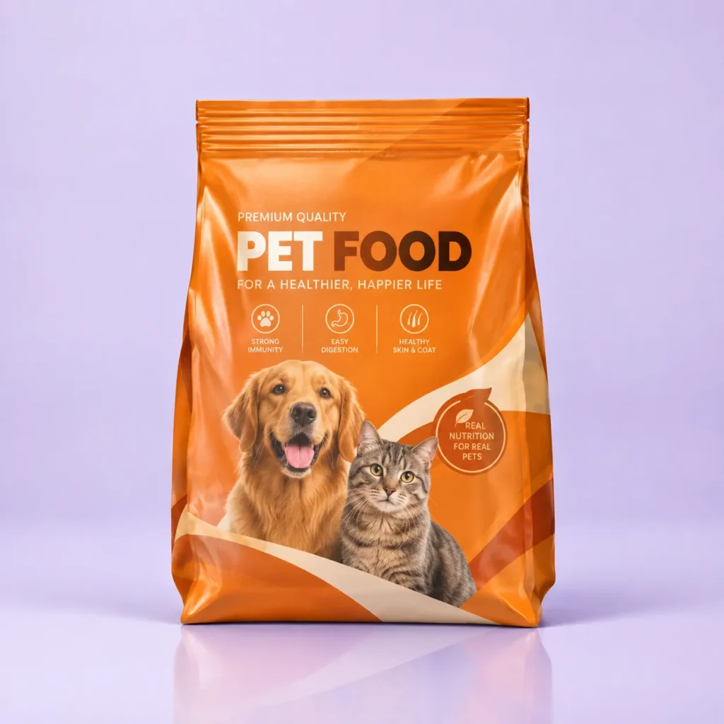 Custom Pet Food Mylar Bags