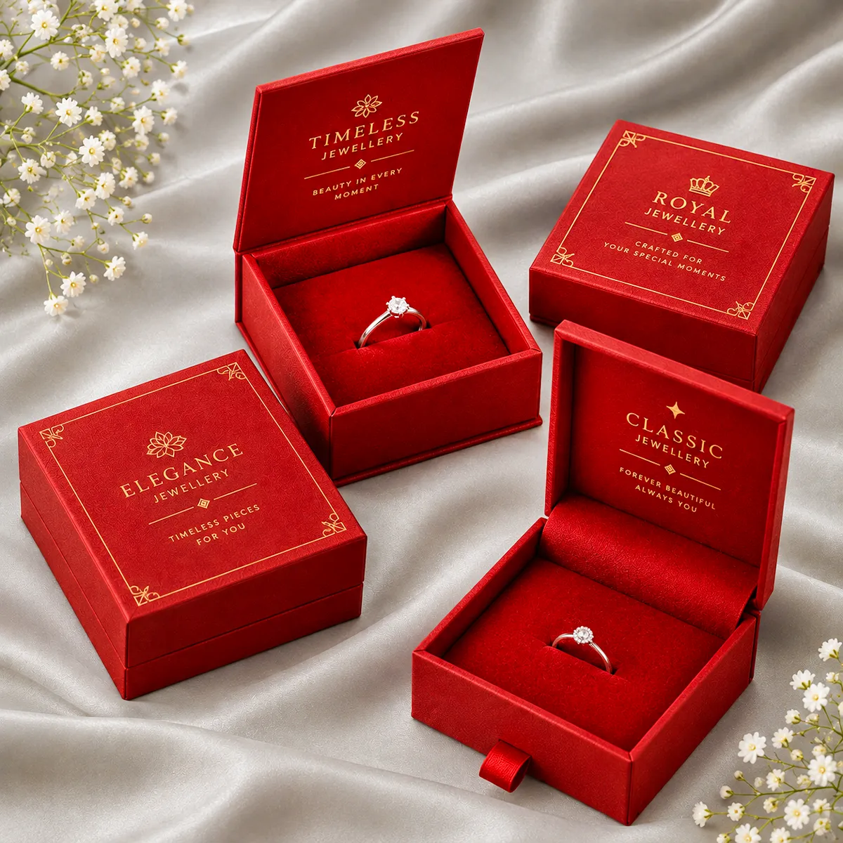 Custom Ring Boxes with logo