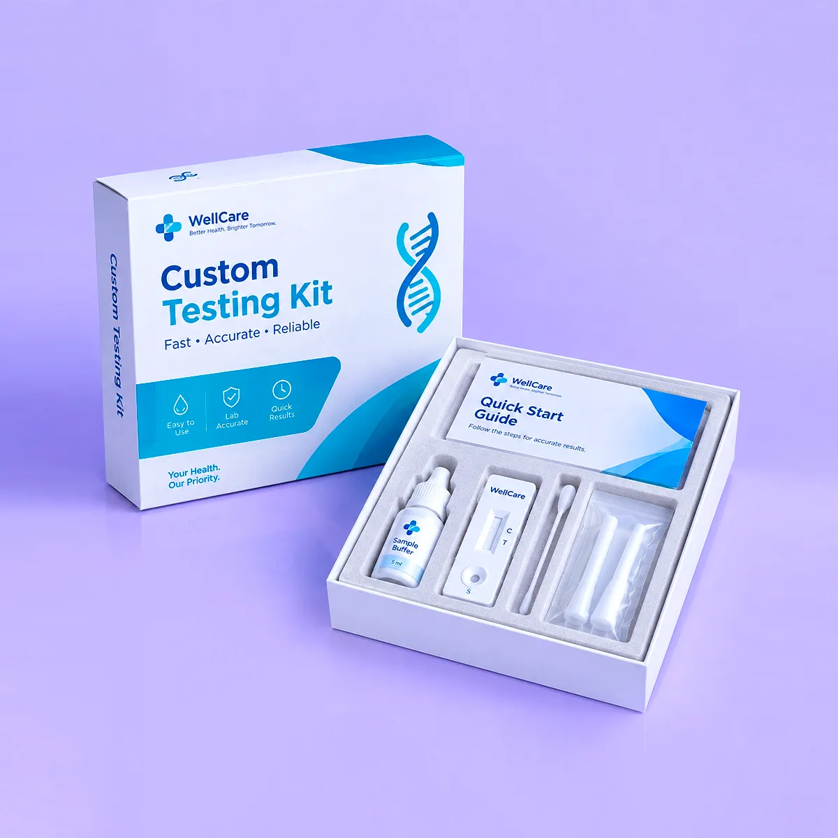 Custom Testing Kit Boxes