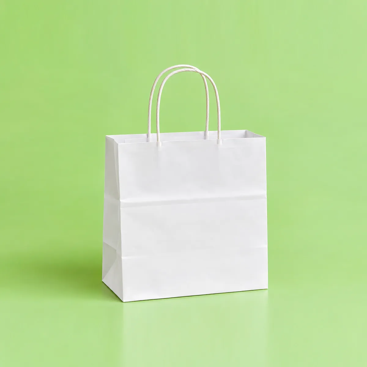 Custom White Paper Bags