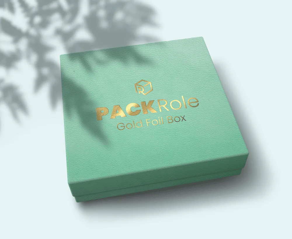 custom gold foil boxes