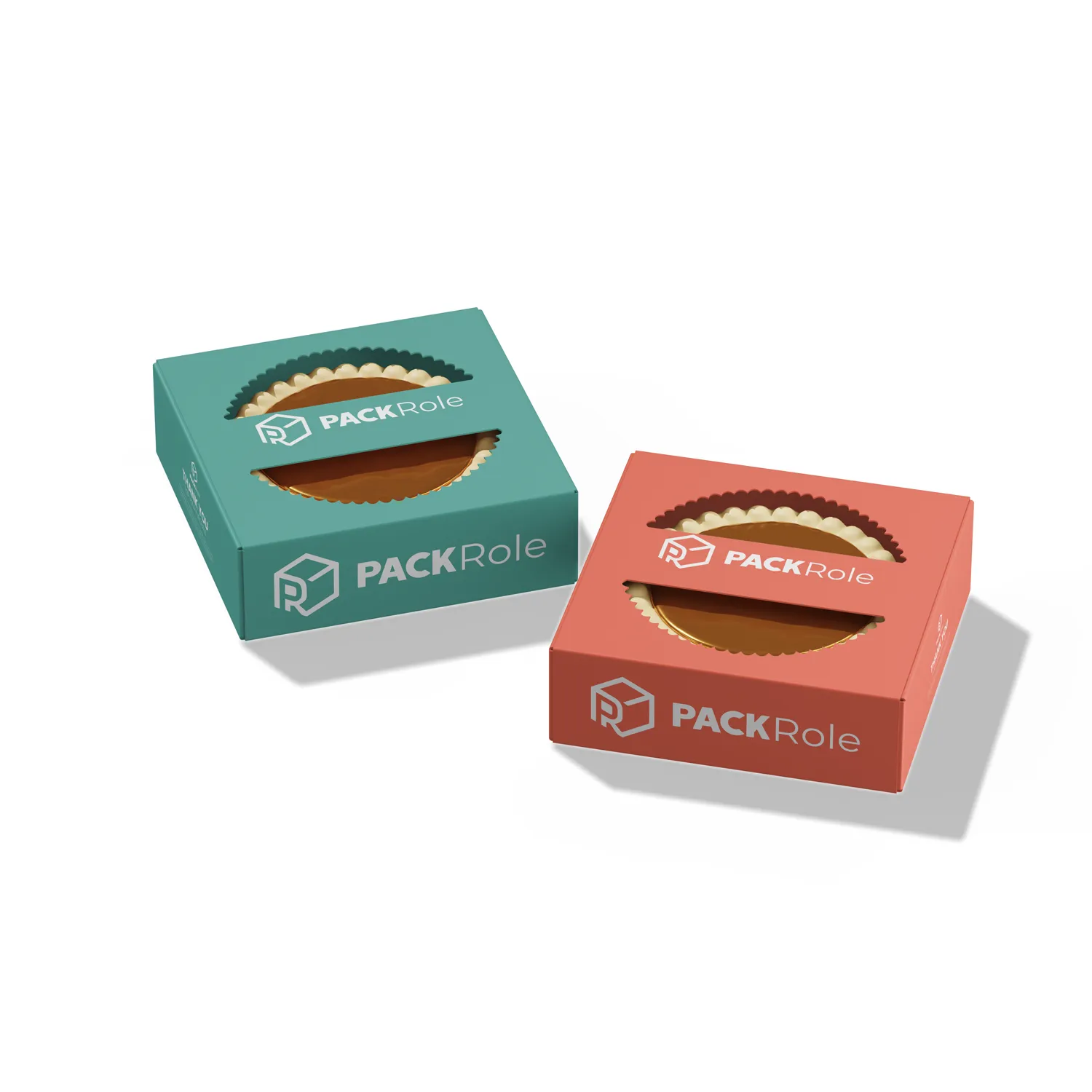 Bakery Boxes with Window - Pack Role