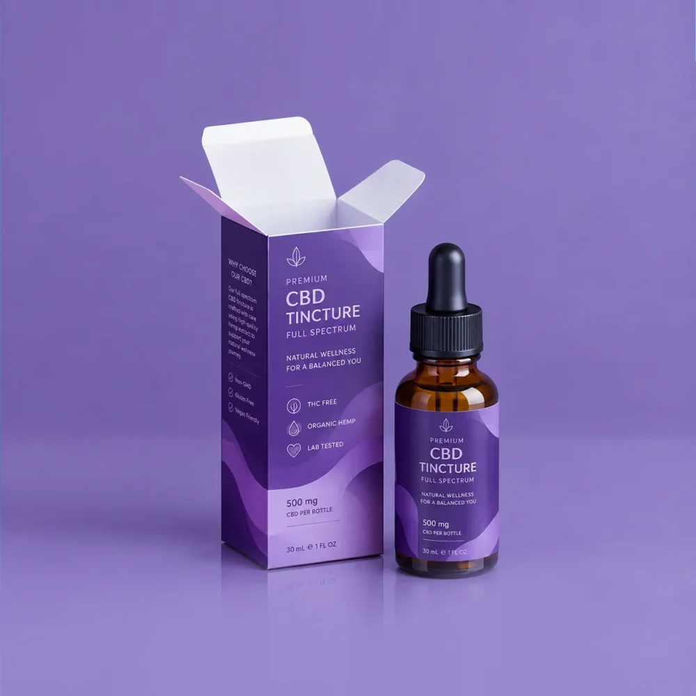 Custom CBD Tincture Boxes
