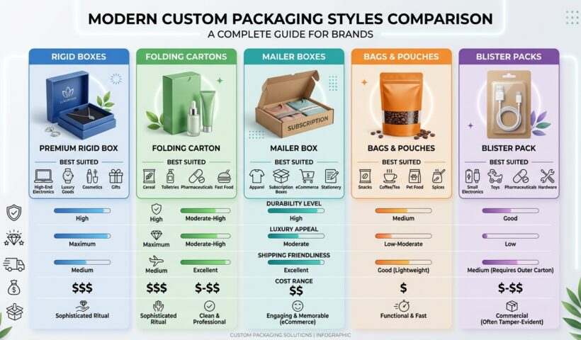 Custom Packaging Guide: Materials, Styles, and Costs Explained