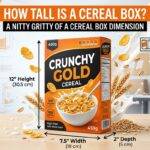 How tall is a cereal box? A Nitty Gritty of A Cereal Box Dimension