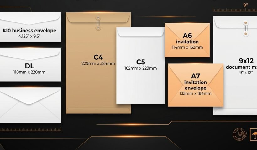 Standard Envelope Sizes: A Complete Guide for Businesses, Packaging, & Professional Mailing