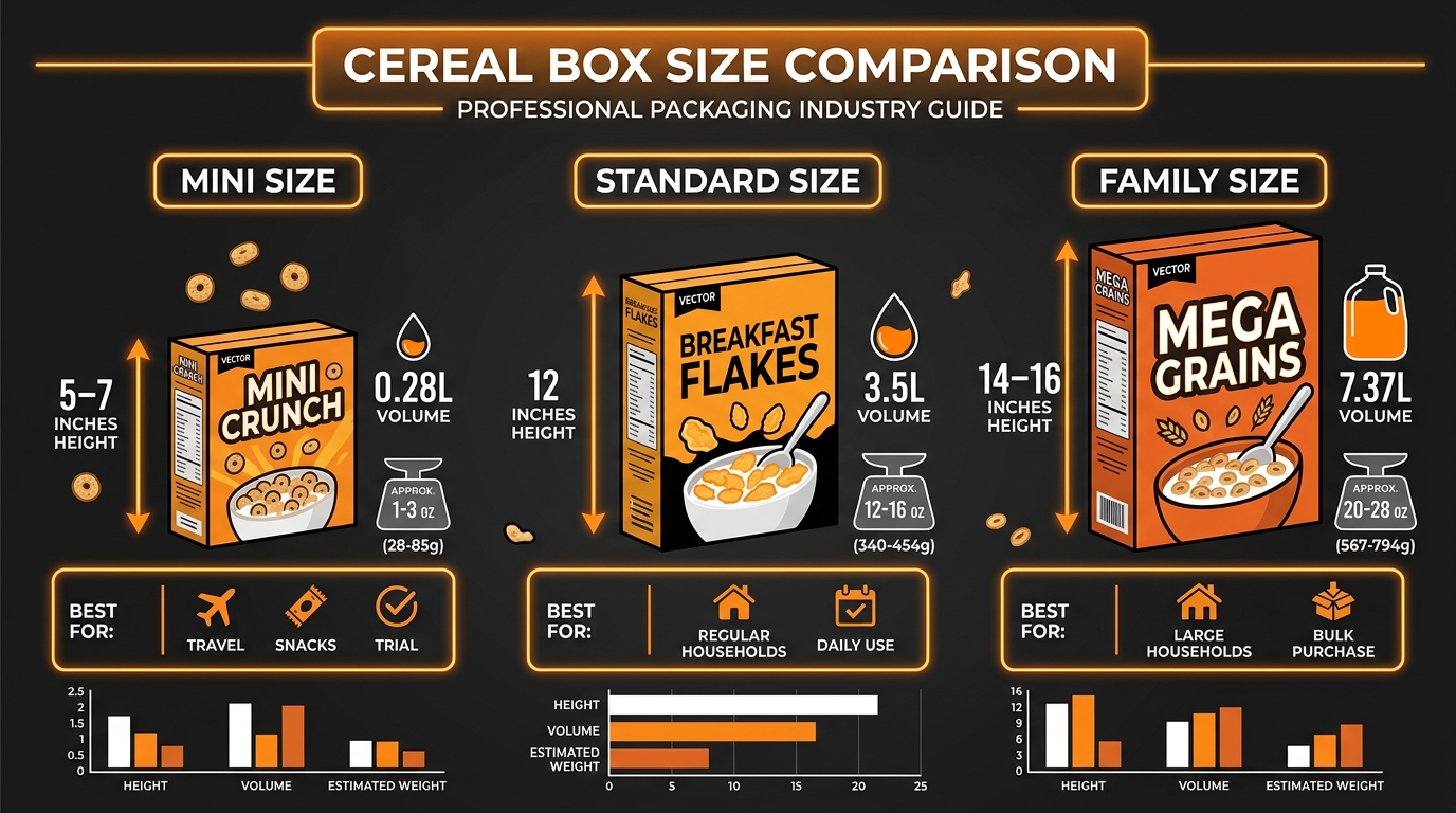cereal box size comparison