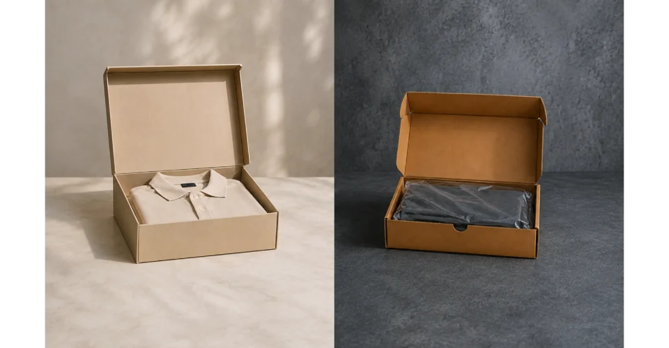 Apparel Packaging boxes vs Clothing Packaging boxes