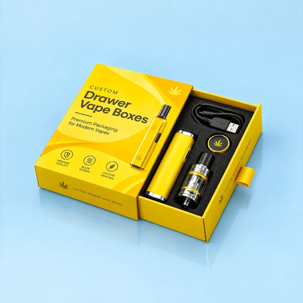 Custom Drawer Vape Boxes