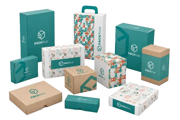 Custom tuck boxes with logo in various printed packaging styles and sizes