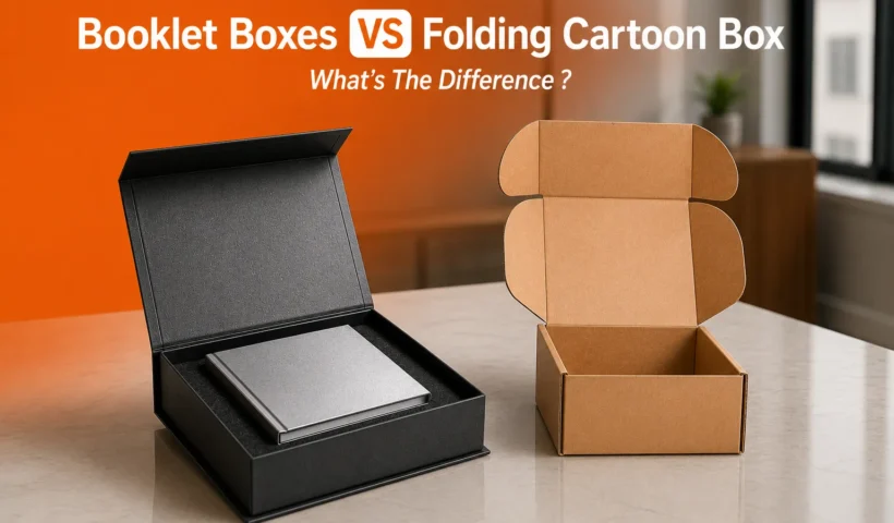 Booklet Boxes vs Folding Cartons What’s the Difference