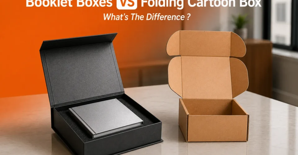 Booklet Boxes vs Folding Cartons What’s the Difference