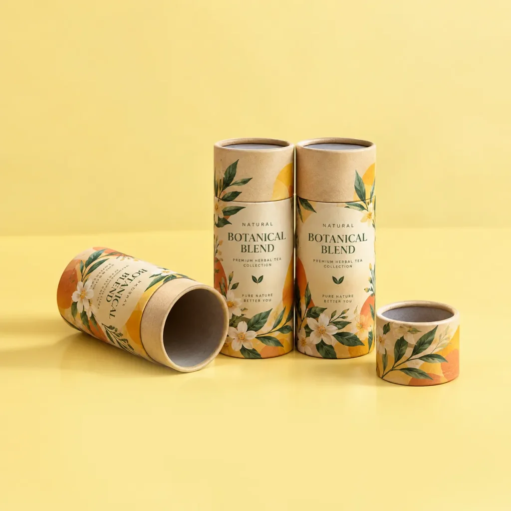 Custom cardboard tubes
