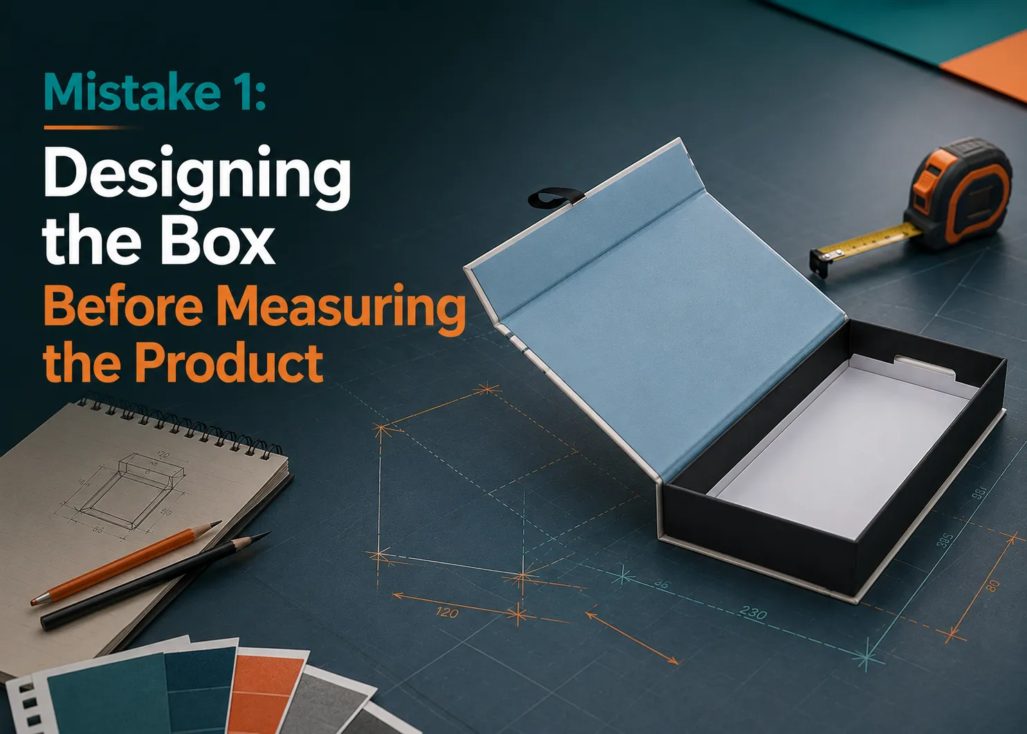 Mistake 1 Designing the Box Before Measuring the Product