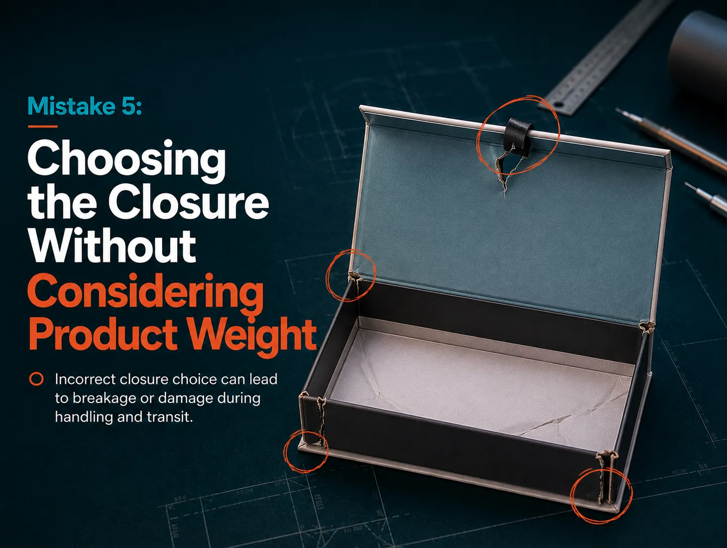 Mistake 5 Choosing the Closure Without Considering Product Weight