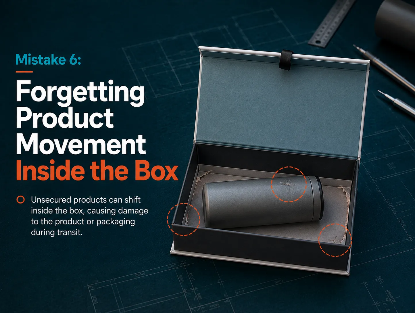 Mistake 6 Forgetting Product Movement Inside the Box