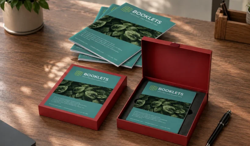 printing options for custom printed booklet boxes