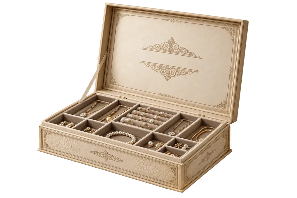 Vintage and Antique Large jewelry Boxes