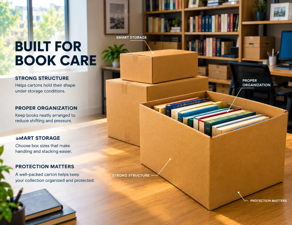 Corrugated Boxes Good for Long-Term Book Storage