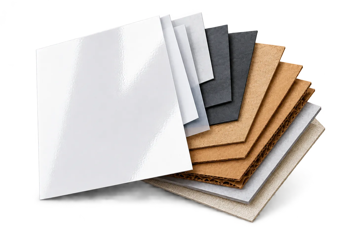 types of material in box packaging