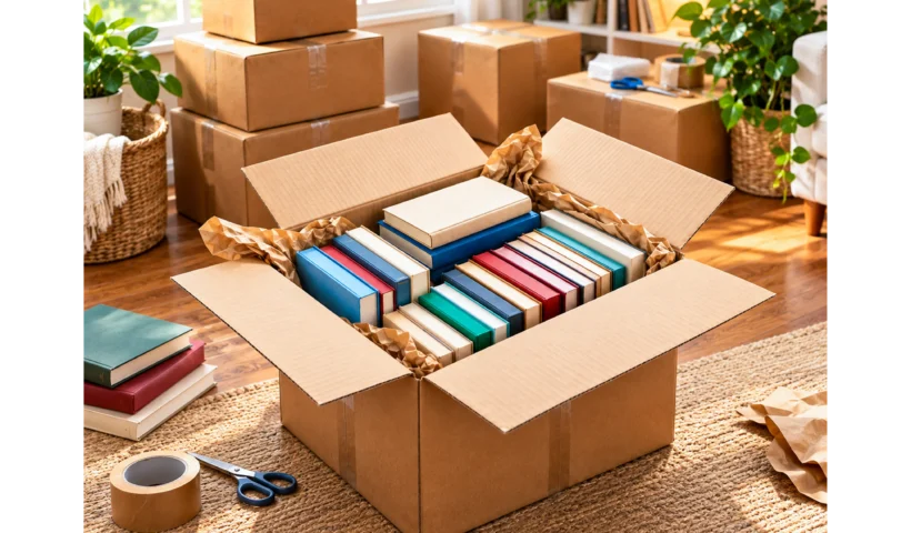 bulk books shipping in carton