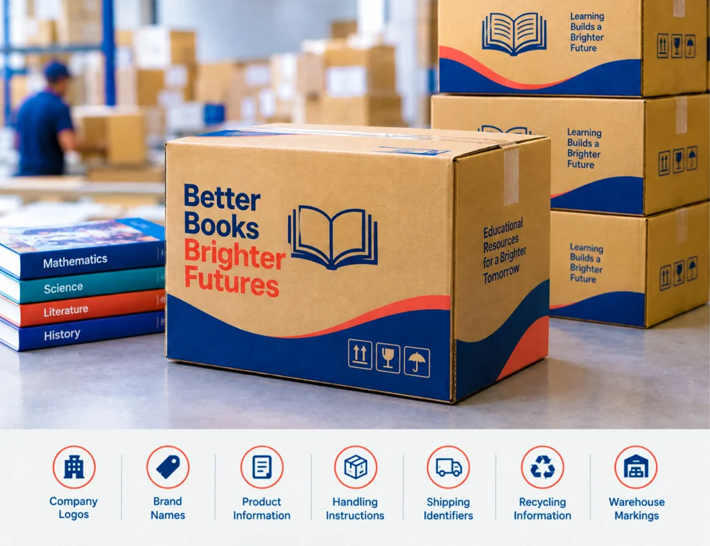 Custom Printed and Branded Textbook Boxes