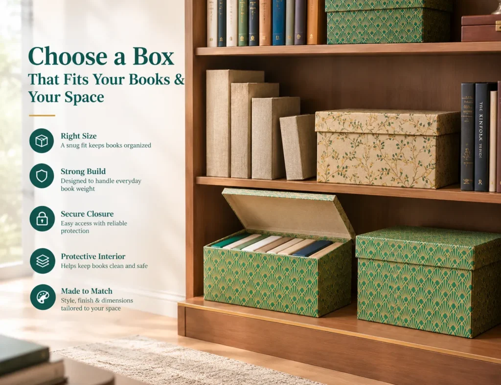 Decorative Book Boxes for Moving