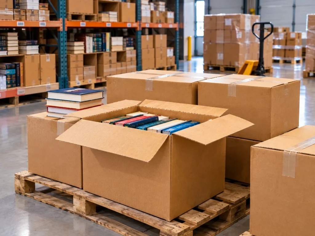 Warehouse Book Cartons for Storage